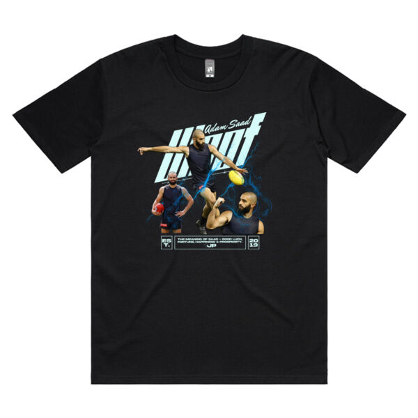 Adam Saad "Woof" Tee (Black) Thumbnail